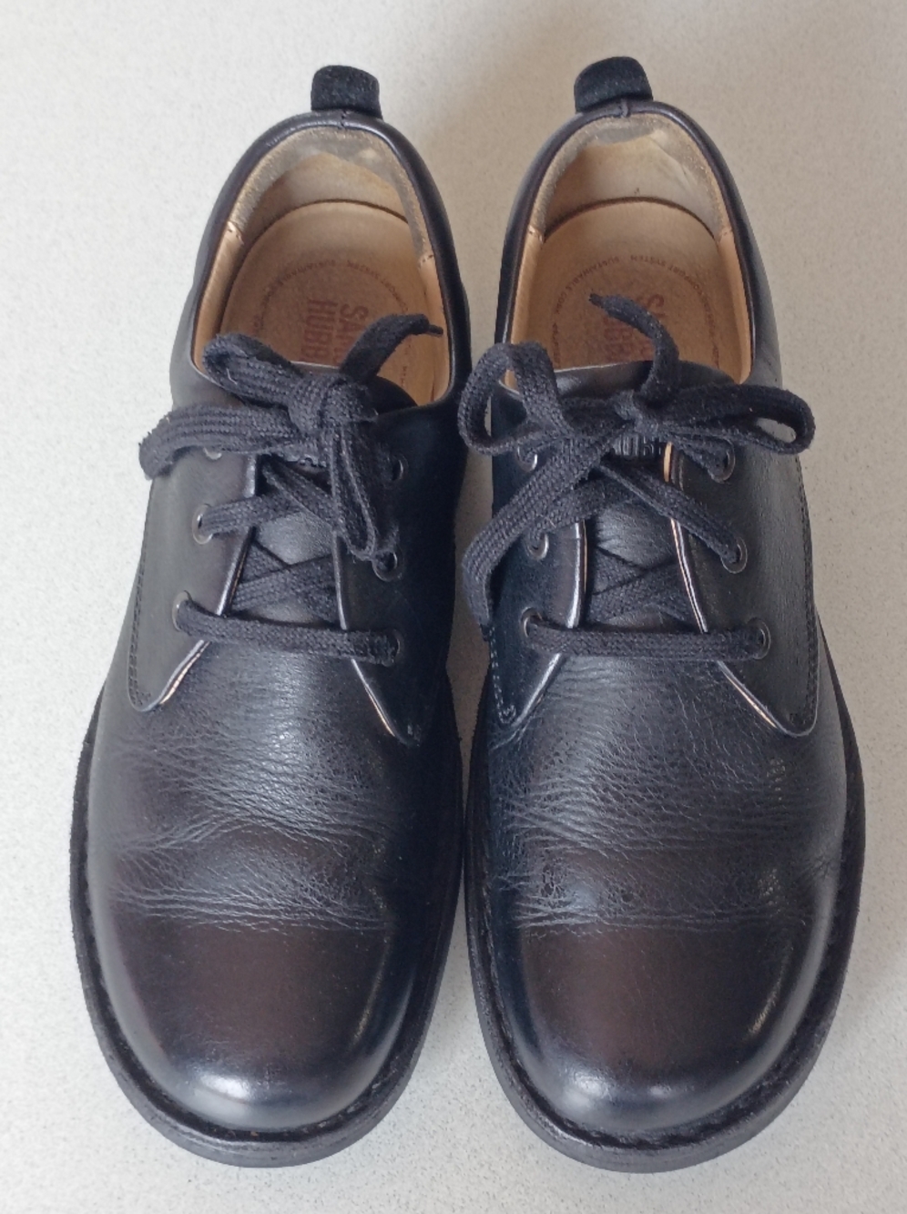 Samuel Hubbard Black Leather Oxford Men's Shoe 7.5 | Comfortable Classic Style